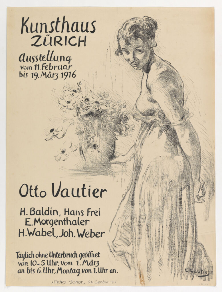 Otto Vautier, Plakat 1916.